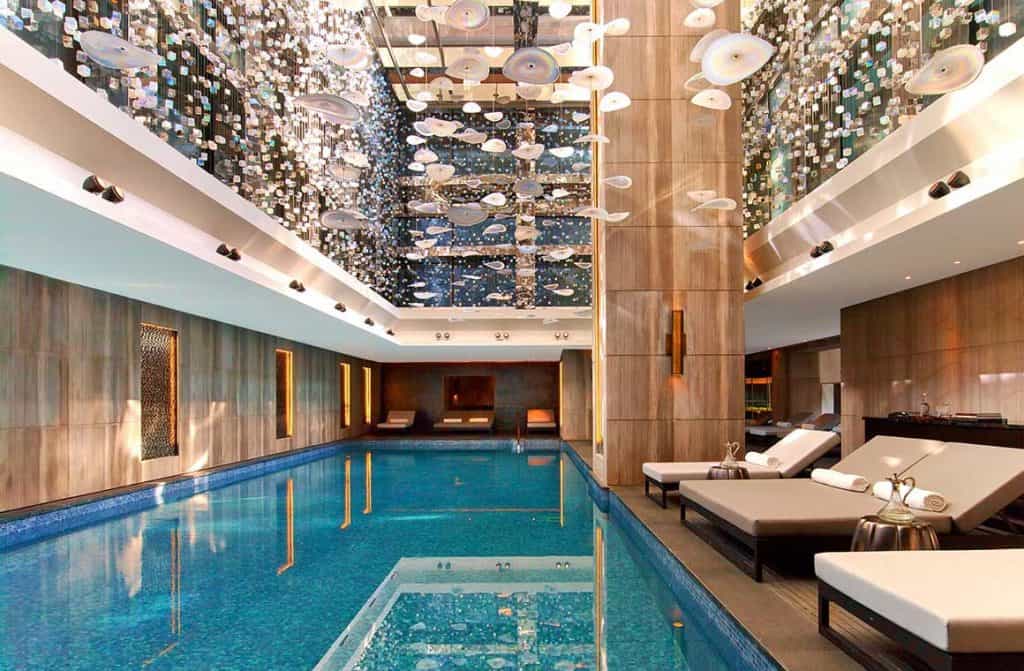 Luxurious Raffles Istanbul Spa with elegant decor and tranquil ambience.