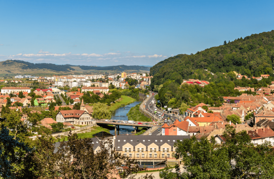 Carpathian Mountains near Sighișoara