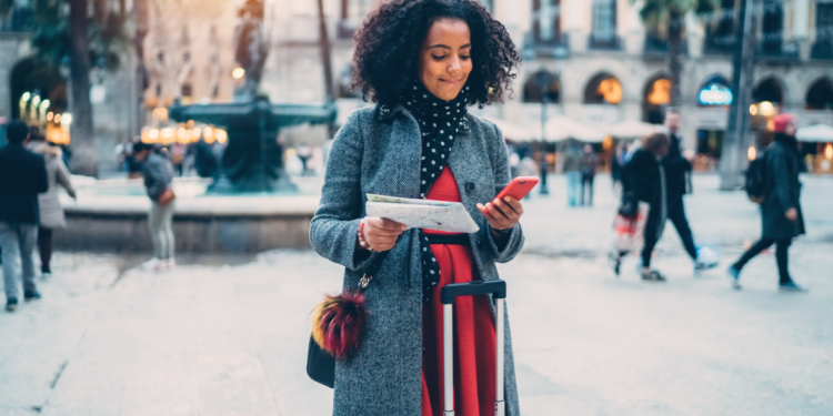 Solo traveller depicting adventure, confidence, and joy in solo travel experiences.